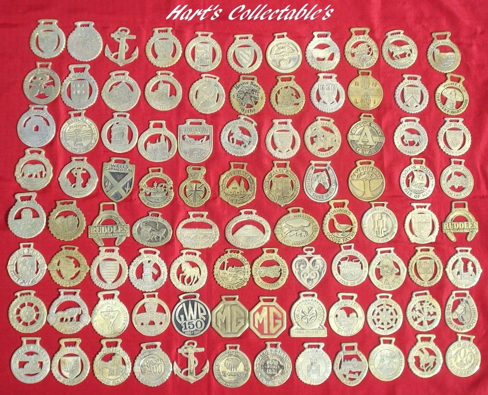 VINTAGE ENGLISH HORSE BRASS / HORSEBRASSES YOUR CHOICE 100 TO CHOOSE FROM LOT B3 - Image 1 of 1