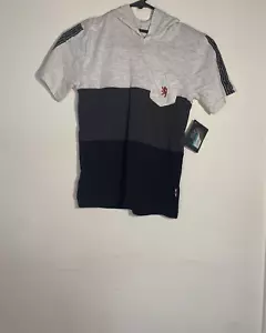 Little Boys English Laundry Hooded Short Sleeve T Shirt Size 10 - Picture 1 of 2