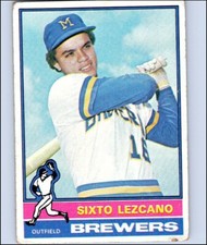 1976 Topps Baseball SIXTO LEZCANO #353 Ungraded Milwaukee Brewers VINTAGE