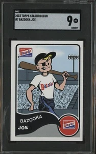 2003 Topps Stadium Club #7 Bazooka Joe RC SGC 9 MINT - Picture 1 of 1