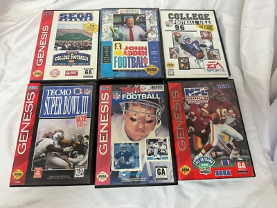 Genesis 6-Pak(Sega Genesis 1995)College Footsball National Championship and More - Image 1 of 4