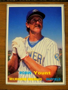 Tarjeta guía de precios de bolsillo Robin Yount 1990' SCD #22 MILWAUKEE BREWERS HOF - Imagen 1 de 2