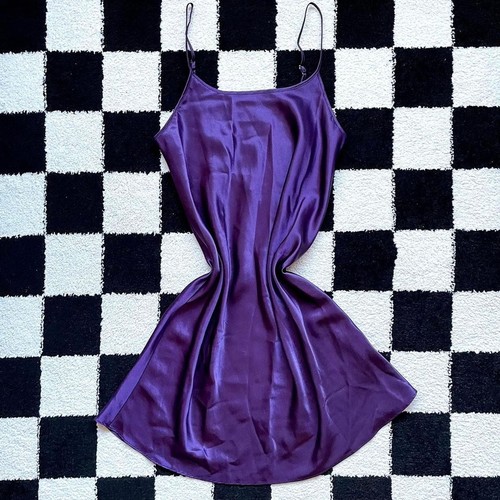 UNDERCOVER Abito slip vintage viola intenso S