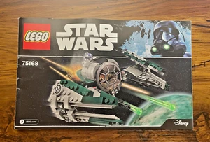 Lego Star Wars 75168 Yoda's Jedi Starfighter Instruction Manual Only - Picture 1 of 2