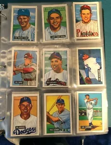 1951 Bowman REPRINT BASEBALL SET OF 324 CARDS (NEAR MINT CONDITION) - Bild 1 von 1