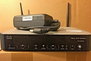 Cisco UC320W Wireless Router with PSU (UC320W-FXO-K9) CCNA CCIE Voice & Collab - Picture 1 of 7