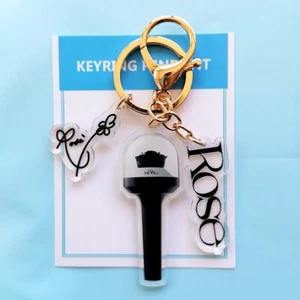 Kpop Rose Lightstick Acrylic Keychain Keyring - Picture 1 of 2