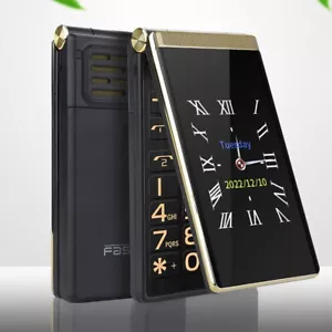 Teléfono Móvil Abatible 2G GSM Desbloqueado Teléfono Celular Altavoz Botón Grande para Personas Mayores - Imagen 1 de 15