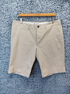 NEW Jack& Jones Shorts Men Extra Large Beige Regular Fit Chino Cotton BackPocket - Picture 1 of 9