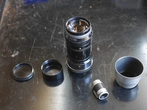 TRINOL Anastigmat 105mm F3.5 Lens STEWARTY L39 thread viewfinder hood REF:1962 - Picture 1 of 19