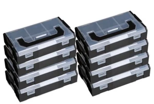 8 Stück SORTIMO Systembox L-BOXX Mini anthrazit Deckel Transparent - Bild 1 von 5