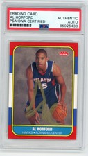 AL HORFORD SIGNED 2007-2008 FLEER RETRO 86 ROOKIE CARD BOSTON CELTICS
