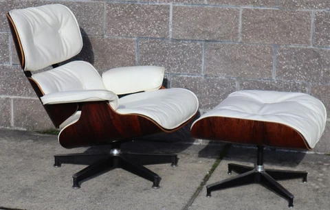 Brazillian Rosewood-Original Eames Lounge Chair & Ottoman For Herman Miller Cover