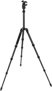 Rollei Compact Traveler No.1 , Carbon , Black , Light Travel Tripod - Picture 1 of 3