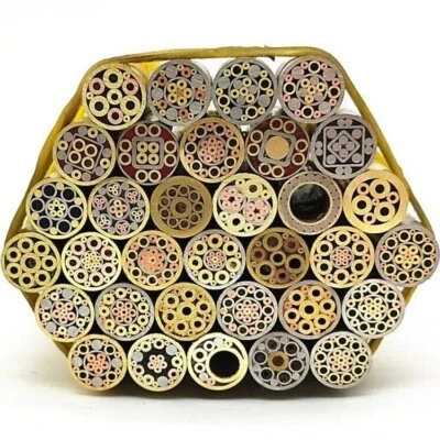 Mango de cuchillo mosaico pasador de latón 90 mm 3,5" longitud 5/6/8 mm diámetro pasador de mango de cuchillo Foto 1 de 4