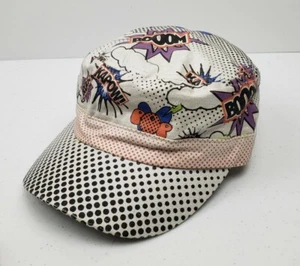 Claires Graphic Design Painter Hat Girls Size S/M New with Tags  - Picture 1 of 13