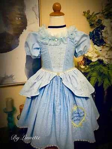 Custom Cinderella inspired Boutique girl dress s Size 4/5 - Picture 1 of 6
