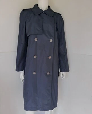 TRINCHERA LANVIN PARIS CHAQUETA AZUL MARINO BRILLANTE - 42 / L / 10 Foto 1 de 4