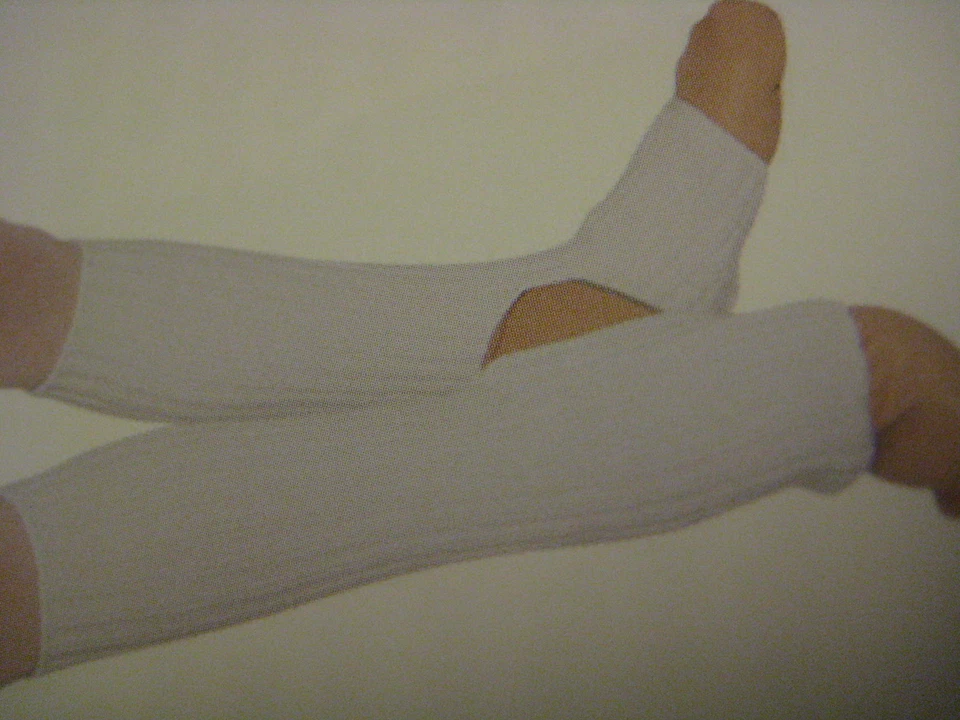 Danceries,Ballett-Stulpen,Beinwärmer,Ballett couture,60 cm,weiss, NEU!! - Bild 1 von 1