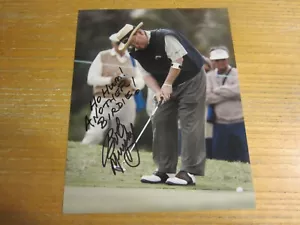 Fotografía firmada autografiada por Bob Murphy Golfista 7,75X10 PGA Tour - Imagen 1 de 3