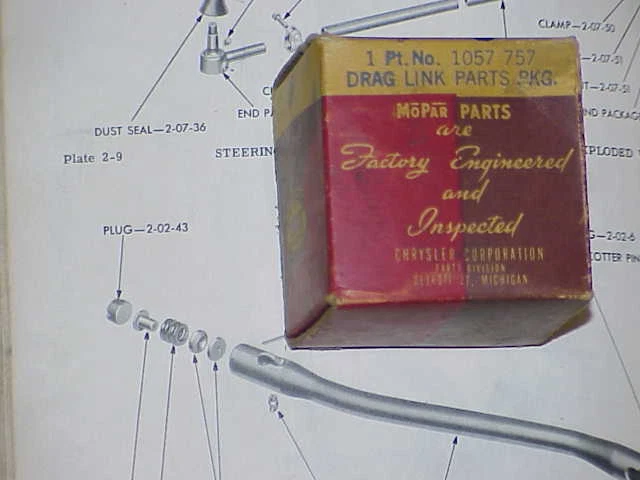 1948-53 B Series Dodge Средний и Сверхпрочный Грузовик Новый из старых запасов MoPar Комплект Запчастей для Тягового Звена - Изображение 1 из 1