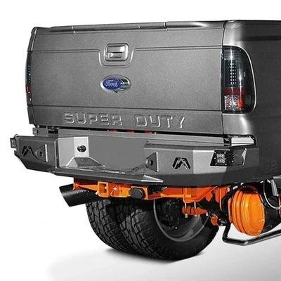 For Ford F-250 Super Duty 99-16 Rear Bumper Premium Full Width Black Powder - Изображение 1 из 4