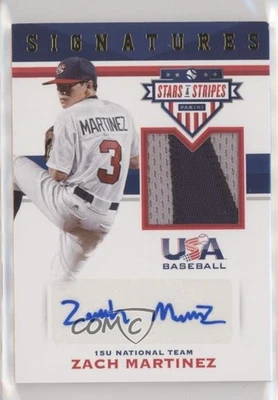 2017 USA Baseball Stars & Stripes and Signatures Prime /25 Zach Martinez Auto - Image 1 of 2