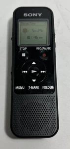 Grabadora de voz flash digital Sony - negra (ICD-PX440) probada funcionando - Imagen 1 de 9