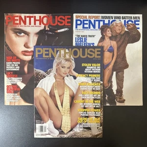 LOTE 3x Revistas Penthouse ABRIL JULIO 1999 AGOSTO 1993 PHL 420 - Imagen 1 de 8