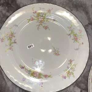 Vintage Crooksville Porzellan 4er Set 10,25" Teller - Bild 1 von 3