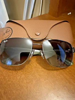NUEVAS GAFAS DE SOL RAY-BAN RB 3530 004/8G VERDE METALIZADO DEGRADADO AUTÉNTICAS 58-17 Foto 1 de 4