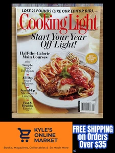 Cooking Light JAN/FEB 2014 Start Your Year Off Light! Half the Calorie Main Cour - Picture 1 of 19