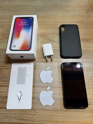 iPhone X (10), 64 GB, 82% Akku, Space Grey, Ohne Simlock, FaceID Defekt! - Bild 1 von 4