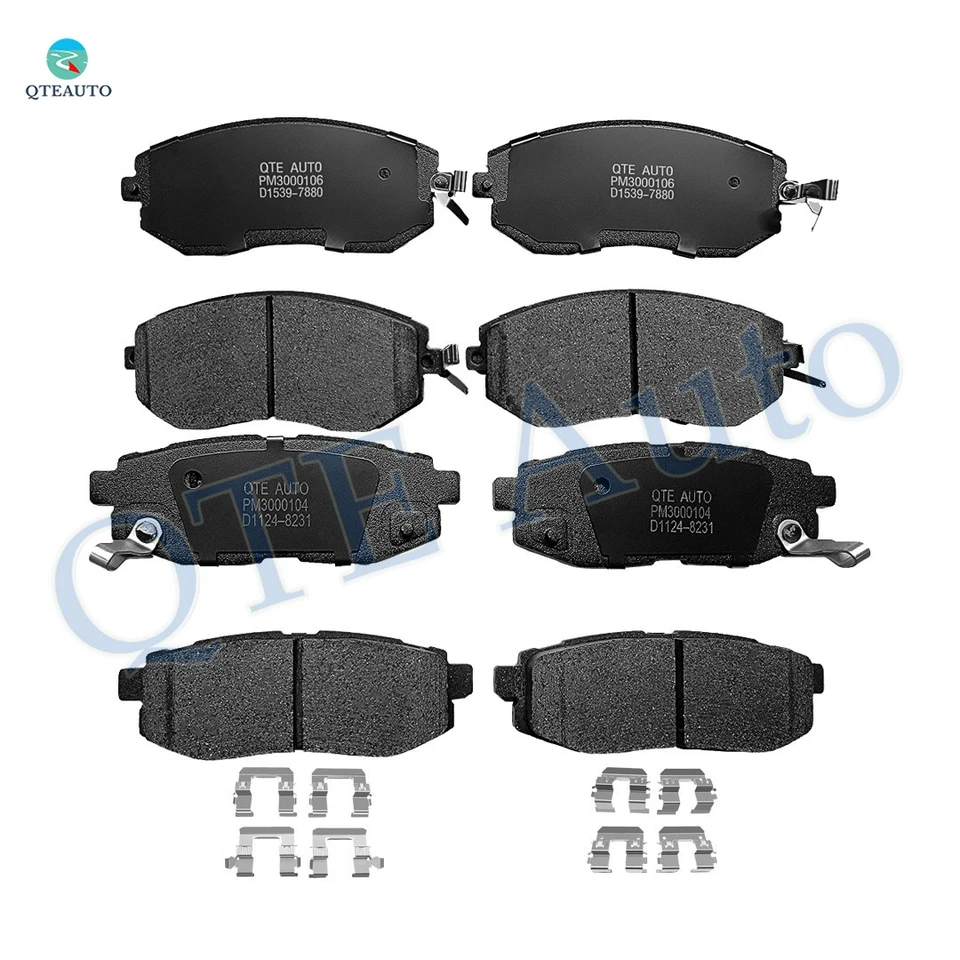 Juego de 8 pastillas de freno delanteras-traseras cerámicas para Subaru BRZ 2013-2015 Foto 1 de 4