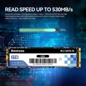 SSD M.2 SATA Bestoss 2280 – 240 Go Pour Pc Portable - Photo 1/3