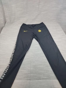 Nike Dri-Fit Pittsburgh Steelers Women’s Medium Black Leggings NFL Team Apparel - Picture 1 of 9