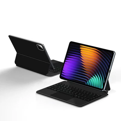 For Xiaomi Pad 7/8/Pro Magnetic Leather Floating Cantilever Stand Keyboard Case - Image 1 of 4