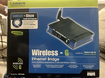 New In box Linksys Wireless-G PrintServer USB 2.0 WPS54GU2 2.4GHz 802.11g - Image 1 of 2
