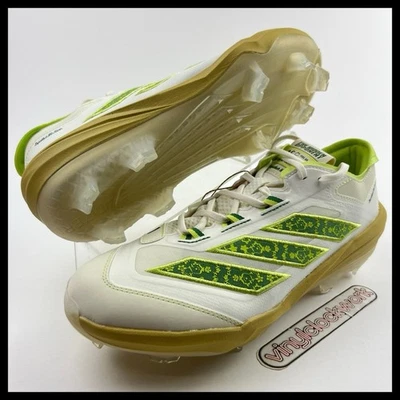 Adidas Adizero Impact TPU Baseball Cleats Men’s Size 10.5 JQ8232 White Green  - Image 1 of 4