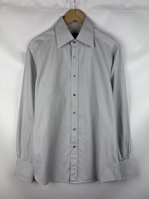 Gucci Vintage Men’s Classic Button Up Striped Dress Shirt Size 43 / 17 - Image 1 of 4