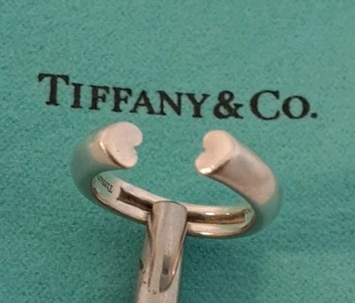 Tiffany & Co Paloma Picasso TendenessT Heart Ring Sterling Silver 5 ADJUSTABLE - Image 1 of 4