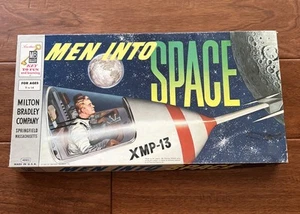 1960 Men into Space Board Game by Milton Bradley Complete Great Condition 4003 - Imagen 1 de 23