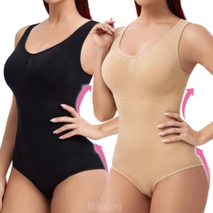 Womens Shapewear Bodysuits Tummy Control Full Body Shaper Shaping Tank Tops  - Picture 1 of 37