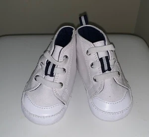 KOALA BABY INFANT BABY BOYS WHITE SHOES SZ 2 - Picture 1 of 5