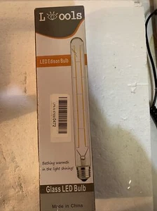 T10(T30) Dimmable Vintage Led Tubular Bulb 12w Tube Edison Led. Four (4) pack. - Picture 1 of 4