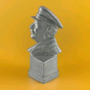Soviet Leader Joseph Stalin desktop Figurine Propaganda USSR plaquette Vintage - Picture 1 of 24