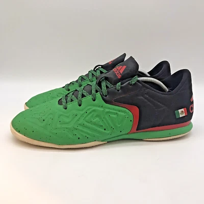 adidas X 15.2 Indoor Soccer Shoes Men's 8 Green Red Black Mexico Low Top Lace Up - Image 1 of 4