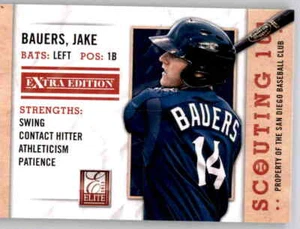 2013 Elite Scouting 101 Jake Bauers Rookie RC Insert MLB Padres #5 - Picture 1 of 2
