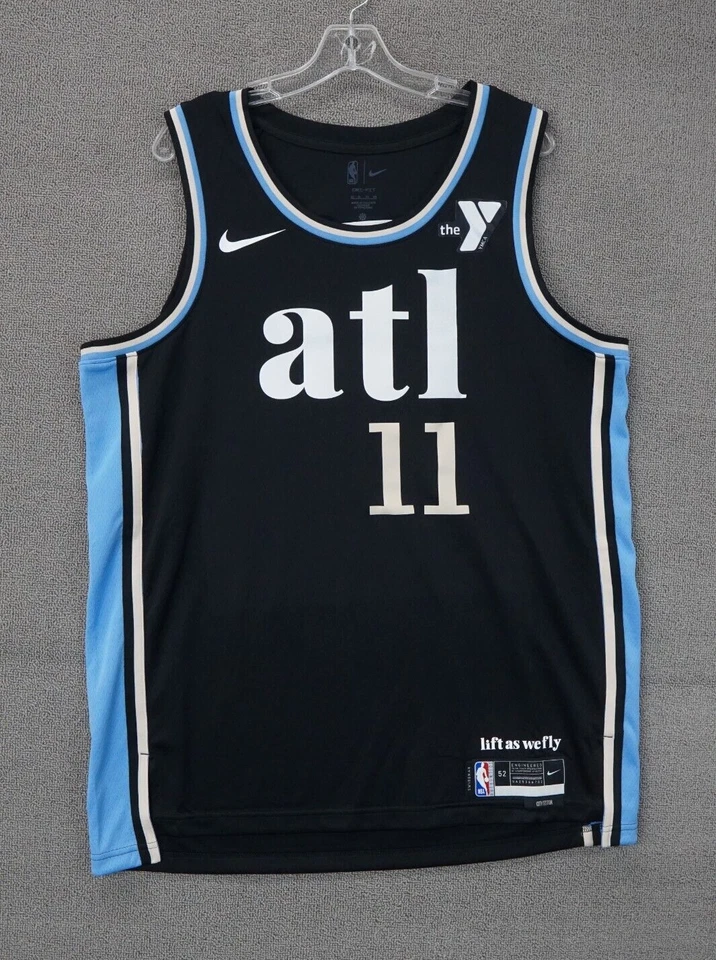 Camiseta Nike Trae Young Atlanta Hawks City Edition Lift As We Fly #11 nova com etiquetas tamanho 52 - Imagem 1 de 4