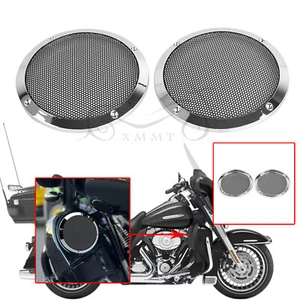6.5" Lower Fairing Speaker Cover For Harley Electra Glide Ultra Classic FLHTCU - Picture 1 of 13